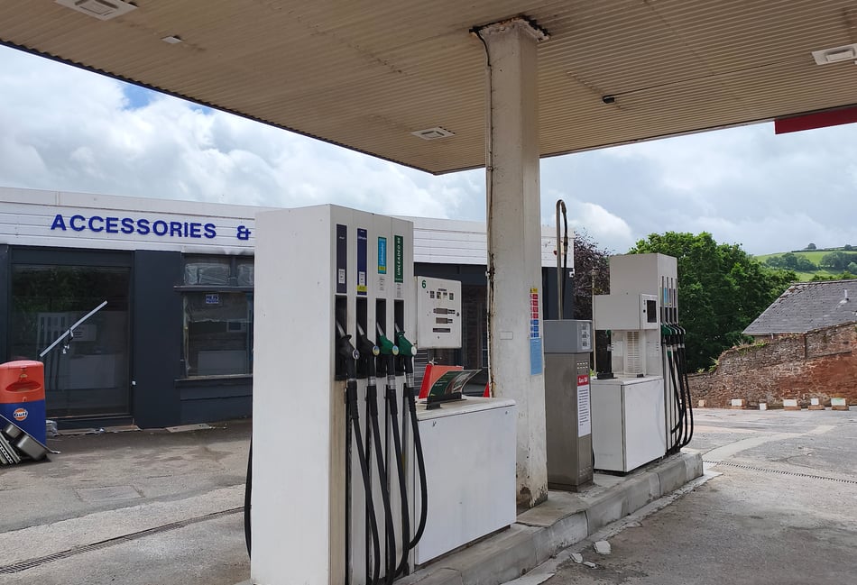 Building work at garage put on pause as planning permission required