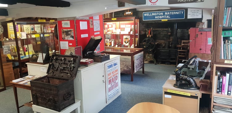 Inside Wellington Museum, in Fore Street.