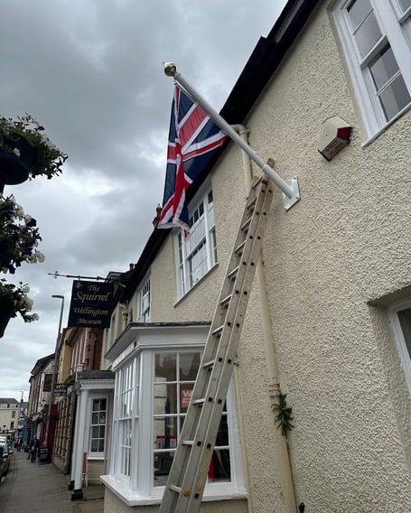 The Union flag again flies over Wellington Town Council offices after an 11-year absence.