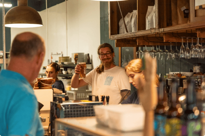 Many Hands Brew Co Ltd's Tom Weymouth wants a licence for alcohol to be consumed on and off his Tonedale, Wellington, premises.