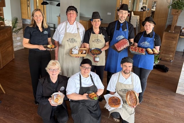 Some of the team at Rumwell Farm Shop celebrating their Taste of the West 2026 Awards.