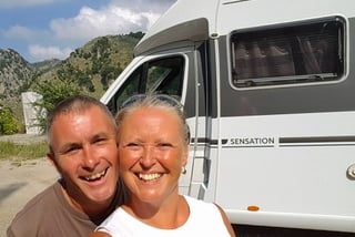 The story of Karen and Myles' decision to take to the open road and live in a van is explored in Karen's new book.