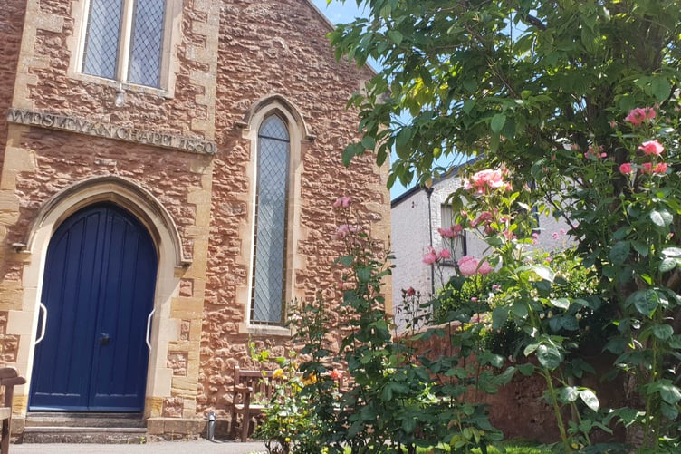 Milverton's Weslyan Methodist Chapel.
