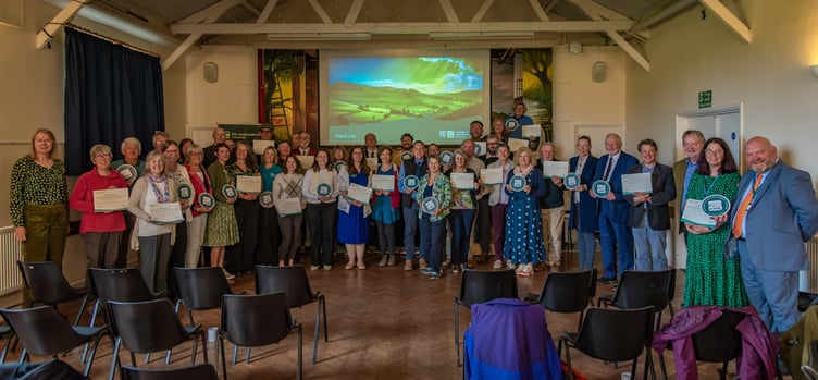 All the winners of the inaugural CPRE Somerset 'Love Your Countryside' awards.
