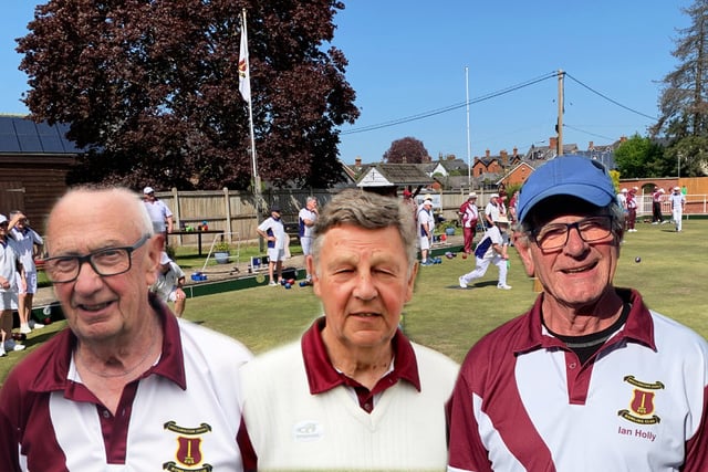 Tigers, left to right: Derek Vile, David Beaudet and Ian Hollingsworth