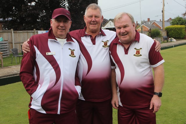 Wellington B, left to right: Andy Dart, Tony Gibson and Roger Murphy