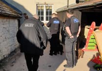 Early morning police and RSPCA swoop on village sees man arrested