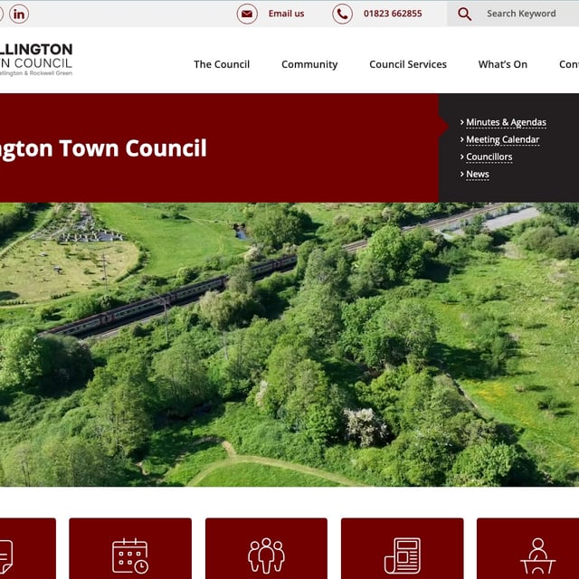 New website launched by town council