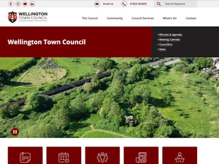 New website launched by town council