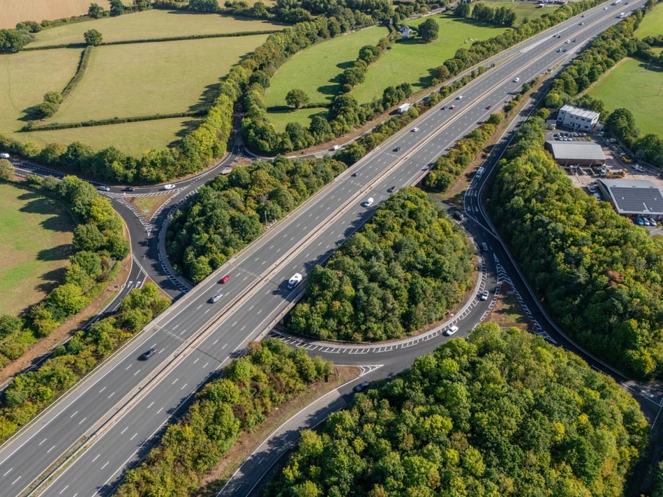 M5 link road resurfacing recognised internationally