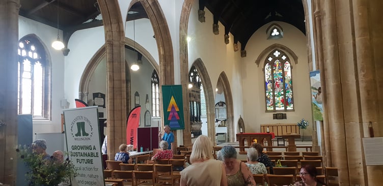 A number of stalls were organised inside St John's Church, Wellington, for its patronal festival weekend.