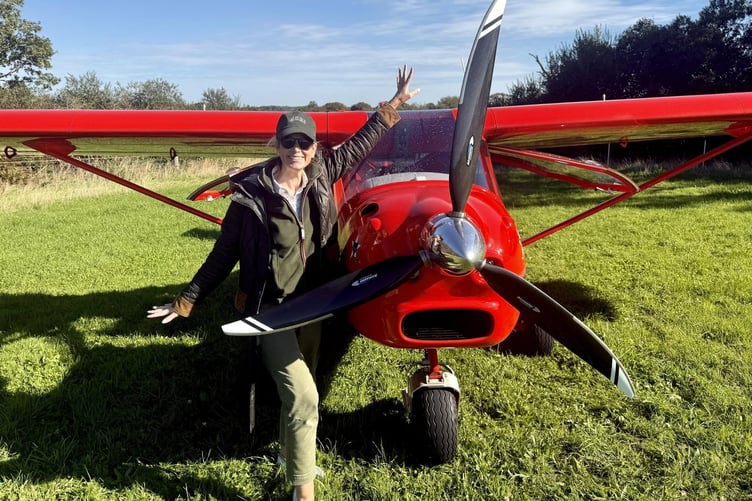 Pilot Nichola Wright, who died in a light aircraft crash near Dunkeswell Airfield on Friday.