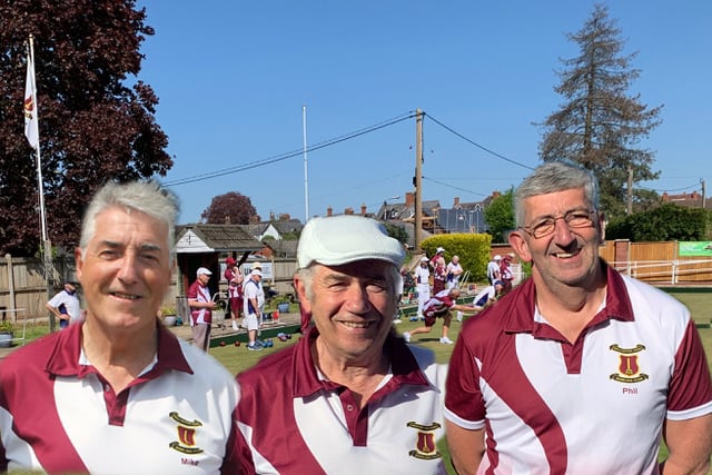 Left to right: Mike Groves, Peter Barlow and Phil Ellis