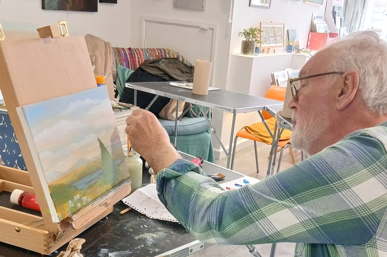 Talent gallery on Fore Street exhibits local artists and offers budding artists the chance to try new techniques.