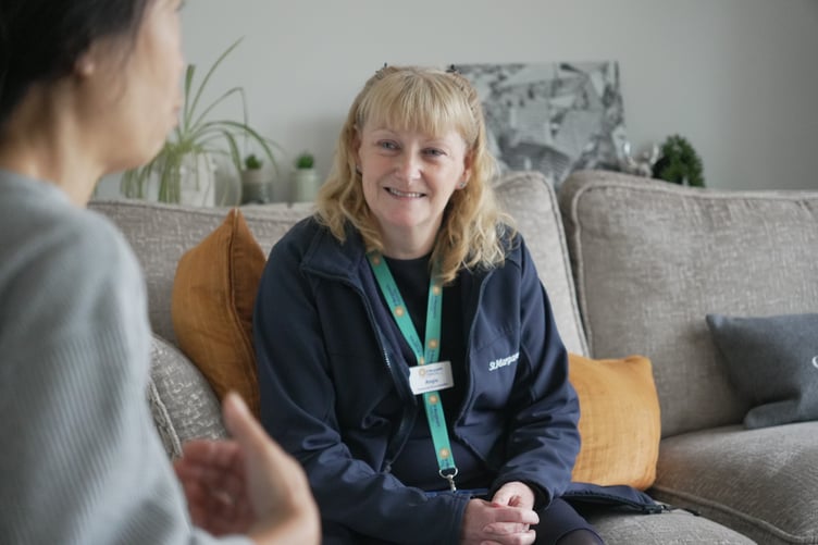 Community nurse Angie Hayes visits provided invaluable support to patient Michael.