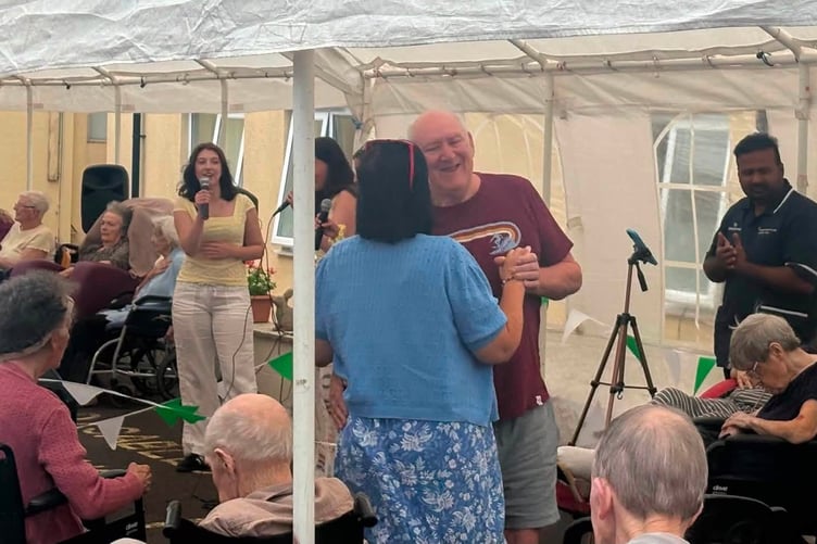 The Jems also provided musical entertainment for residents and visitors.