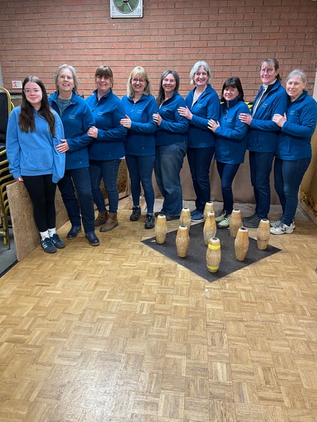 Land Girls - the cup holders