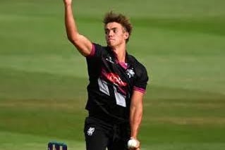 Josh Thomas who claimed three wickets against Cornwall at Wadebridge