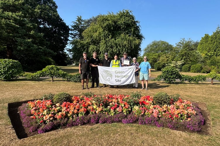 Wellington Park has once again been internationally recognised through the Heritage Green Flag Award Scheme.