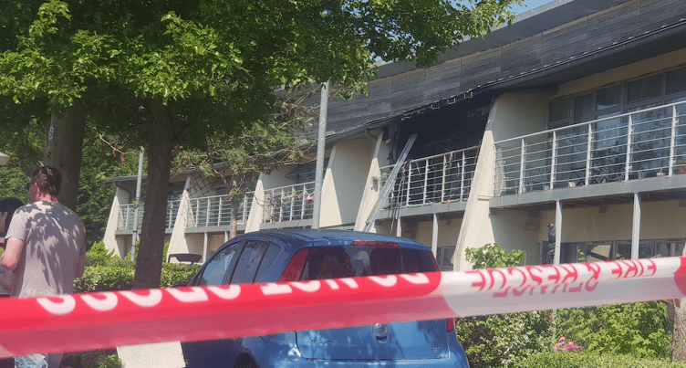A fire in a first floor flat in Holyoake Street, Wellington, saw a young family lose everything.