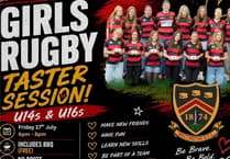 An open evening for girls rugby at Athletic Ground