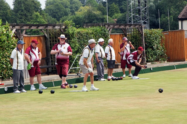 Tigers in action on home green