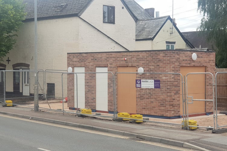 Wellington's new Longforth Road public toilets take up about half the site of the old ones.