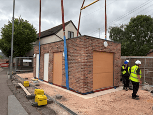 Town sees arrival of new public toilets