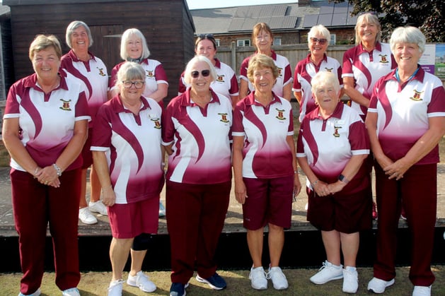 Wellington Bowling Club's successful Ladies
