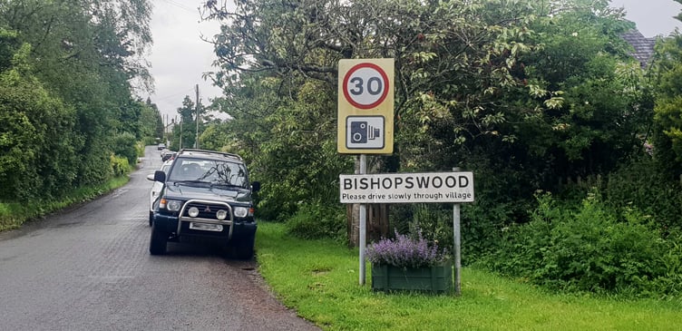 Homes and businesses in Bishopswood and the surrounding area were without power all day on Monday.