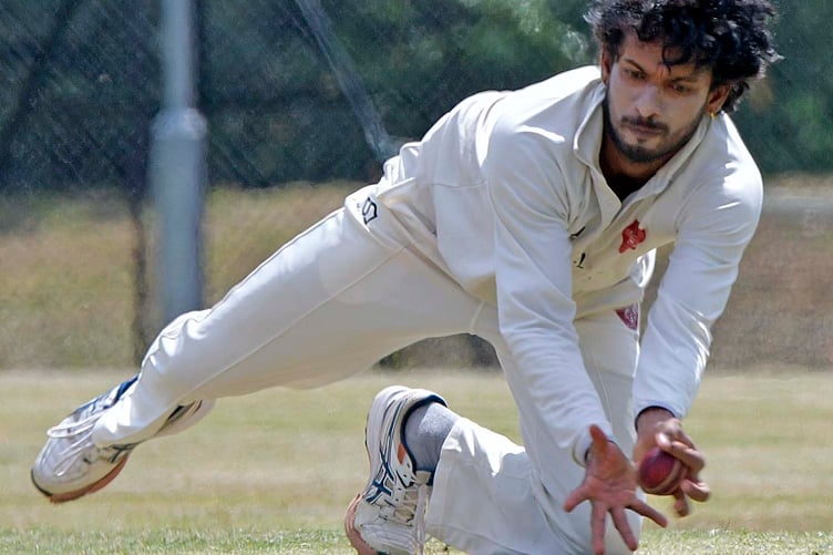 Lakshan Edirisinghe - who has been in splendid form with both bat and bowl for Wellington
