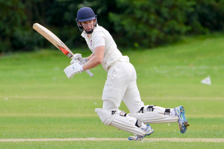 Sam Whitefield - scored 93 not out for Wellington at Bridgwater