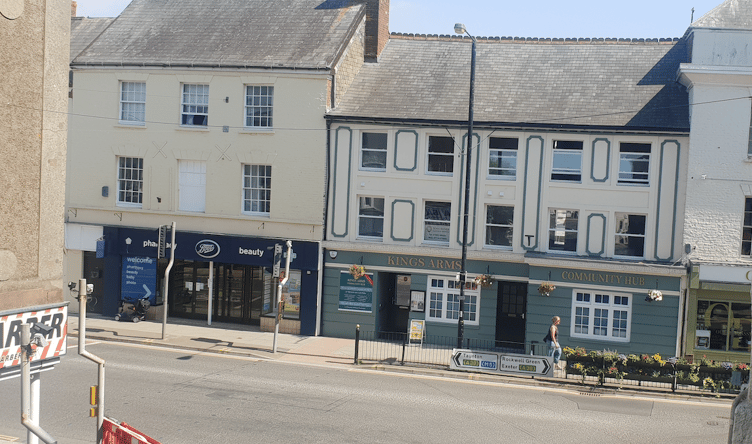 Social rented flats being built on the first and second floors of Wellington's former Kings Arms pub will be ready in the autumn.