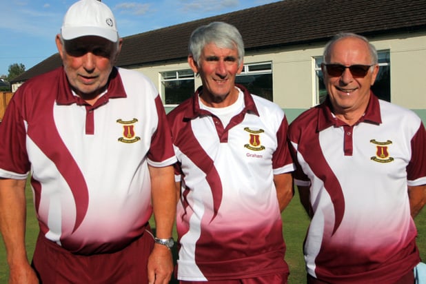 Left to right: Paul Kelly, Graham Brown and Mike Copping.