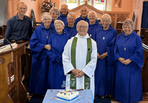 Hemyock church packed as Rev John Stone takes final service before retiring