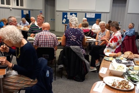 Wellington Bible Society Action Group held its Summer meeting and tucked into a Ukrainian inspired spread.