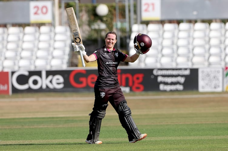 Sophie Luff who scored another half century