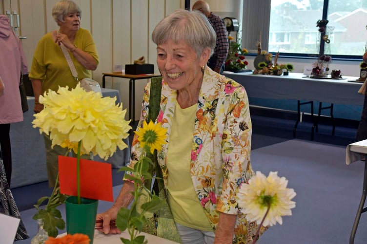 Blooming marvellous flowers were appreciated at the show giving the judges some hard decisions.