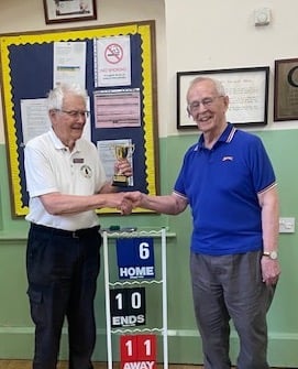 John Young & Syd Howell - pairs winners