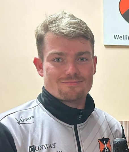 Ben Evett - on target with hat-trick for Moortown St Malachy's
