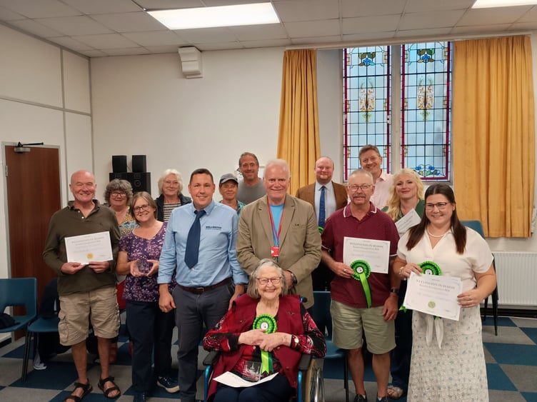 A group of participants from Wellington in Bloom