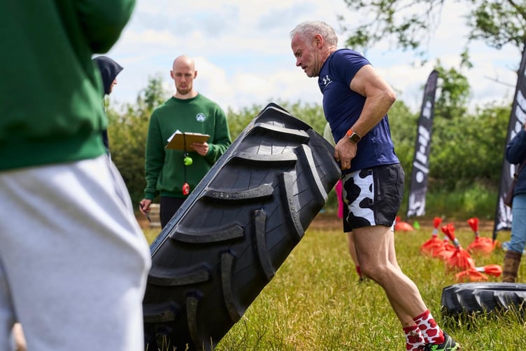 Hillferrance's Sam Gayton earning his place in the finals during the Cereals event at Diddly Squat Farm.