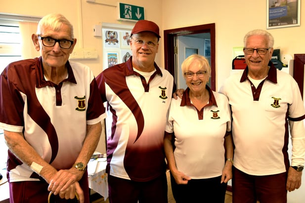 Competition winners Prague, left to right: Ian Lloyd, Jay Merrell, Viv Newton and Tony Weston.