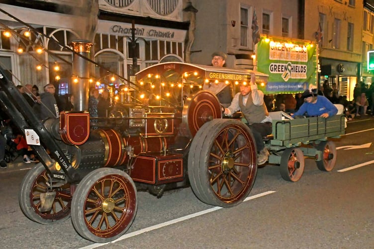 The Burrell crane traction engine won a special prize in this year's Wellington Carnival. PHOTO: Alain Lockyer.