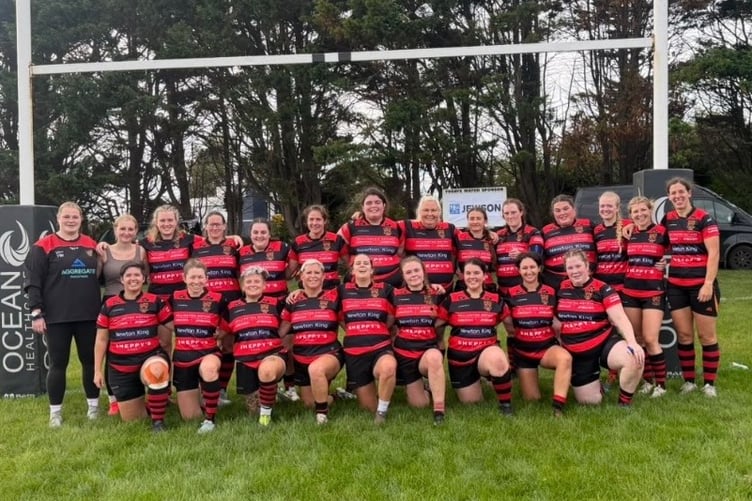 Wellington Vixens' match-winning rugby squad
