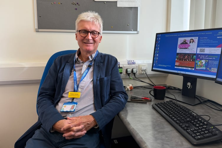 Respiratory consultant at Musgrove Park, Dr Robert Stone, is retiring after 30 years at the hospital.