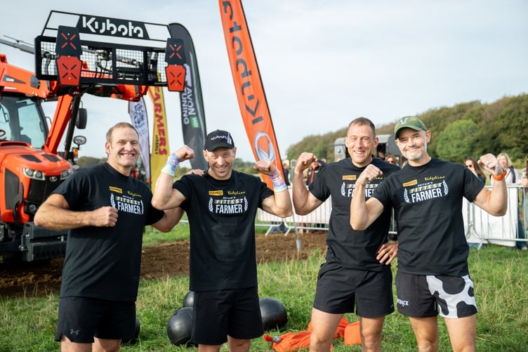 Hillferrance man Sam Gayton competed in the finals of Britain's Fittest Farmer at Diddly Squat Farm at the end of September.