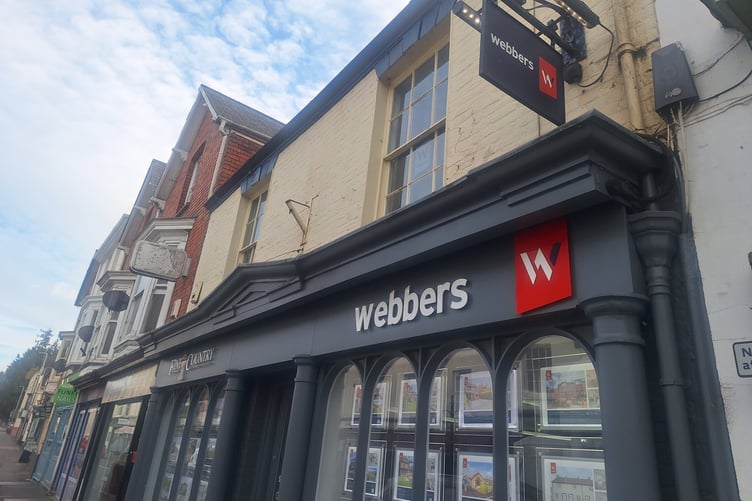 Webbers estate agent has warned customers they may be at risk after personal data was hacked.