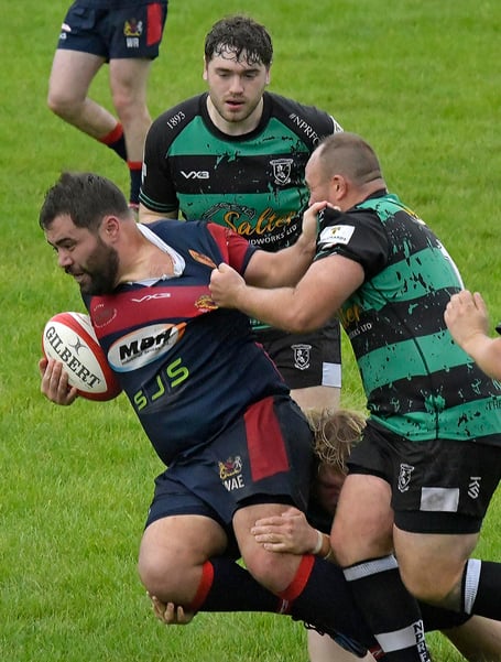 Skipper Will Ellis - scored one of Wiveliscombe's tries