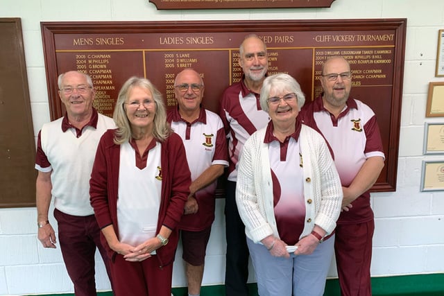 Allstars - Alan Mark, Jacqui Finney and Robin Shaw; New Rollers - Tony Woollard, Rosemary Small and Tony Stone